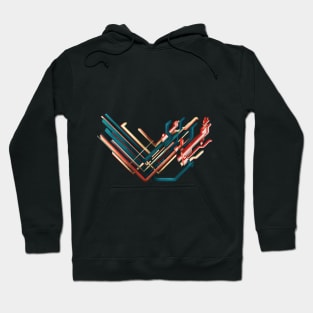 Lines and shapes Hoodie